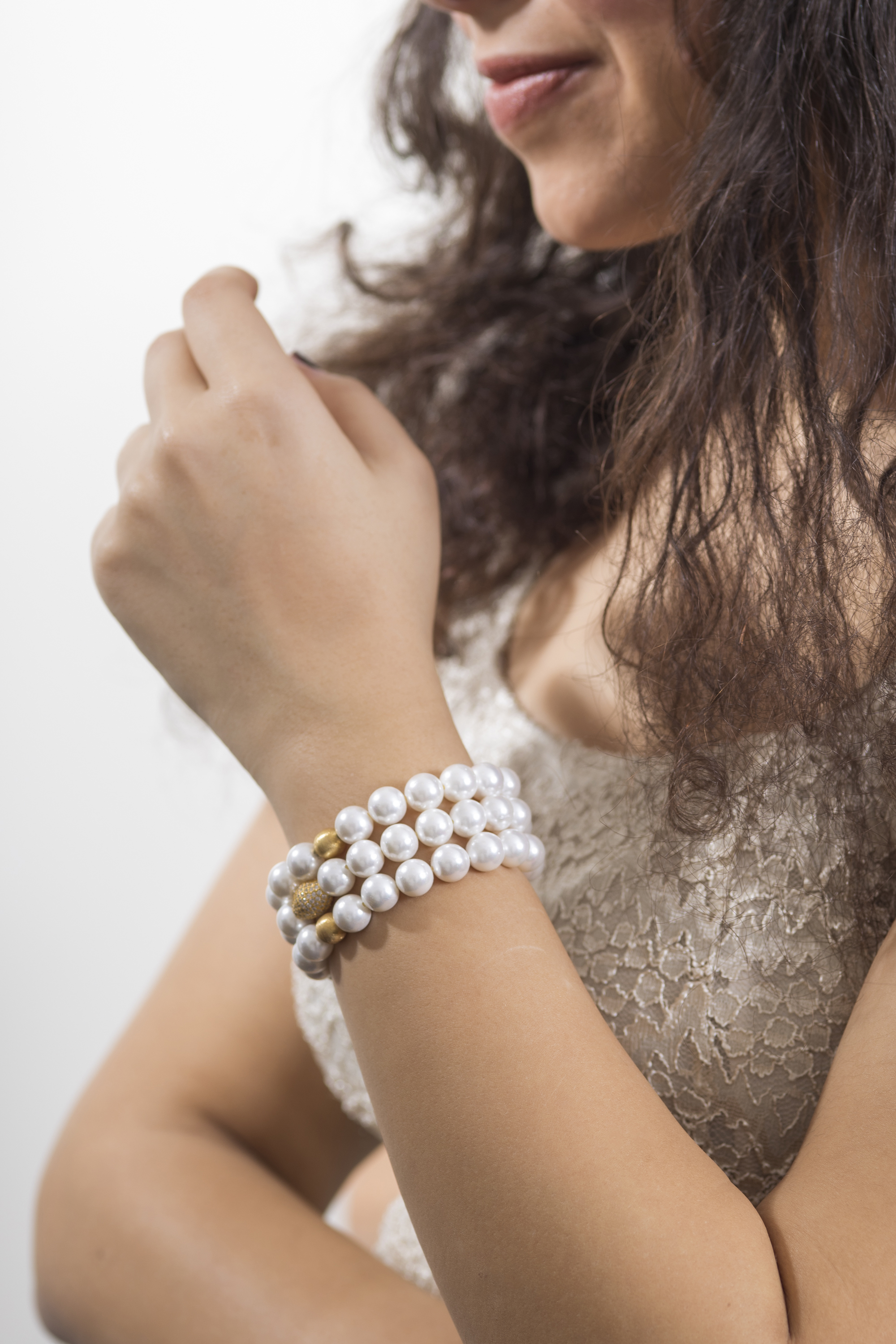 İnci Güneşi Bilezik