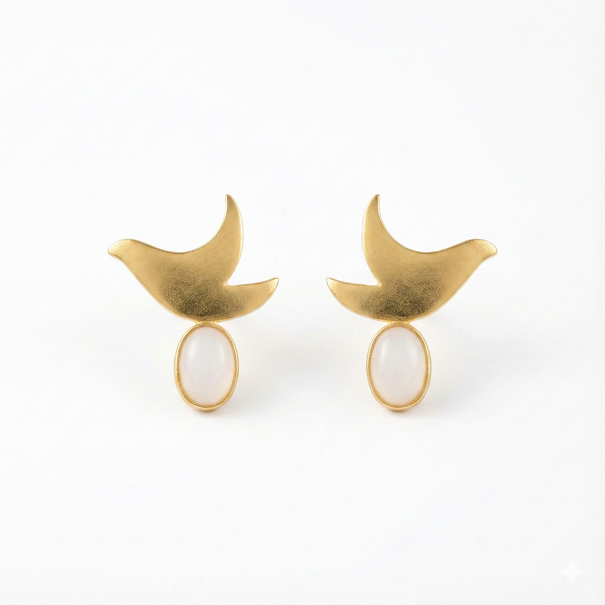 Paloma Ay Taşı Küpe